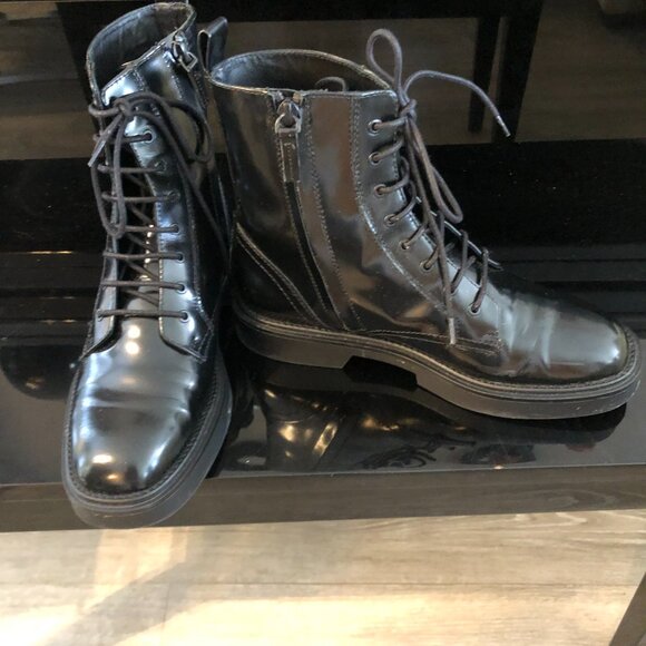 Massimo Dutti lace-up ankle boot with a zipper in size 8 - Picture 4 of 5